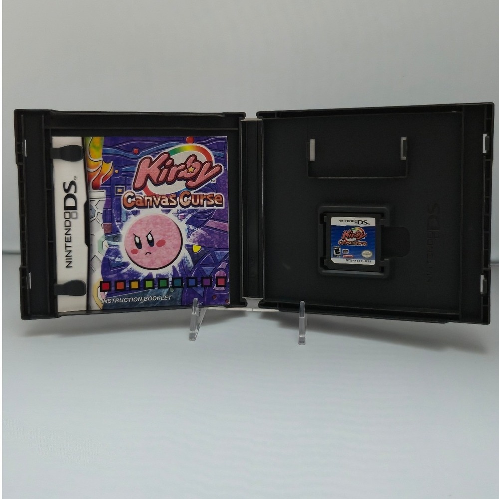 Kirby Canvas Curse 2005 - Nintendo DS - Authentic Complete CIB Tested Very Clean - Picture 4 of 10